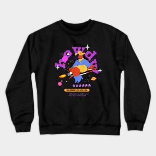 Howdy Cosmic Cowgirl Design Crewneck Sweatshirt